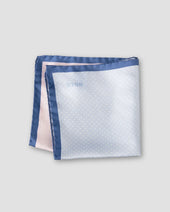Geometric Print Silk Pocket Square