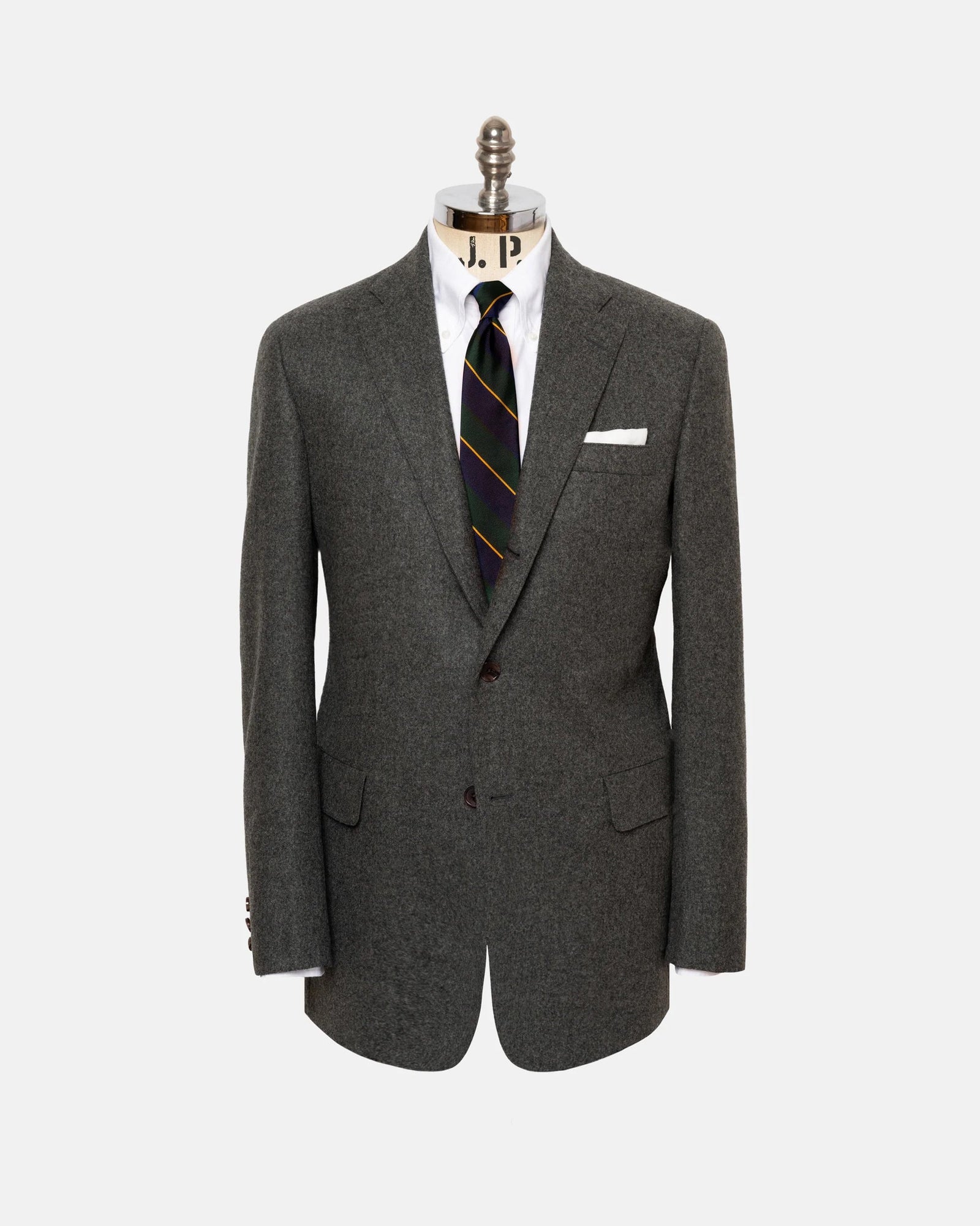 Made In Usa Grey Fox Flannel Suit