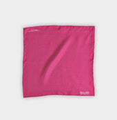 Fuchsia White Small Spot Silk Pocket Square