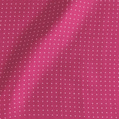Fuchsia White Small Spot Silk Pocket Square