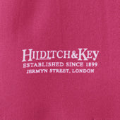 Fuchsia White Spot Silk Tubular Scarf