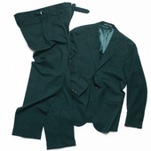 Wool Canvas Waverly Suit