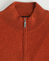 Furnace Zip Neck Cashmere Sweater