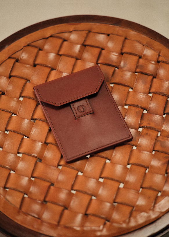Adran Card Holder - Camel