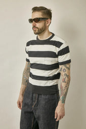 Belafonte Ragtime Clothing Garage Border Hemrib Tee 29 1 X White