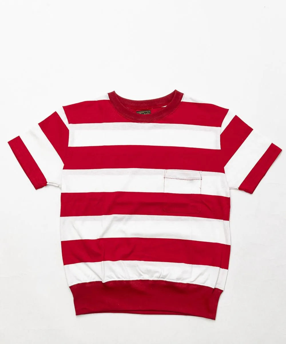 Belafonte Ragtime Clothing Garage Border Hemrib Tee 29 1 Red X White