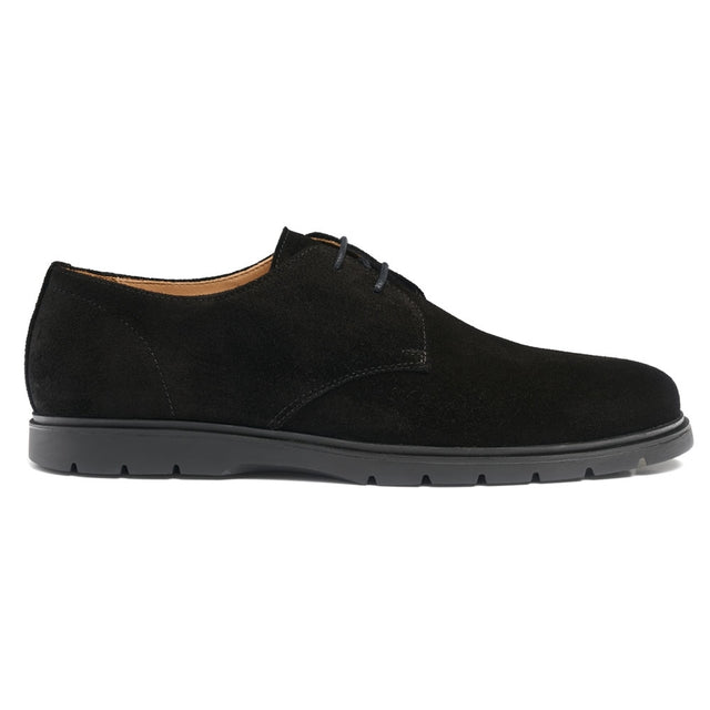 Garda Derby in Black Suede