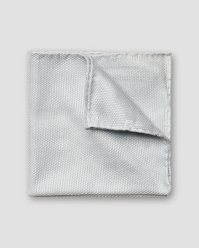 Light Blue Grenadine Silk Pocket Square