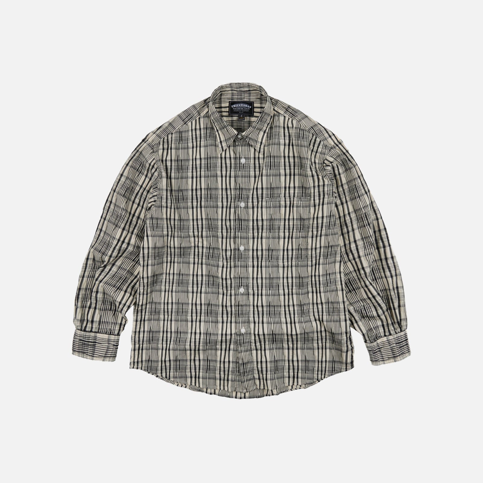 Gathered Check Shirt