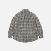 Gathered Check Shirt