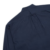 George Plain Silk Neck Band Dress Shirt In