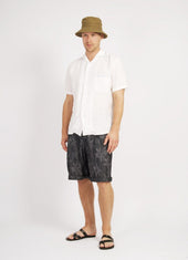 GILBERT | Wide Cut Shorts | Botanic Indigo