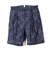 GILBERT | Wide Cut Shorts | Botanic Indigo