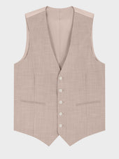 Gilet De Costume En Laine M Lang E Beige
