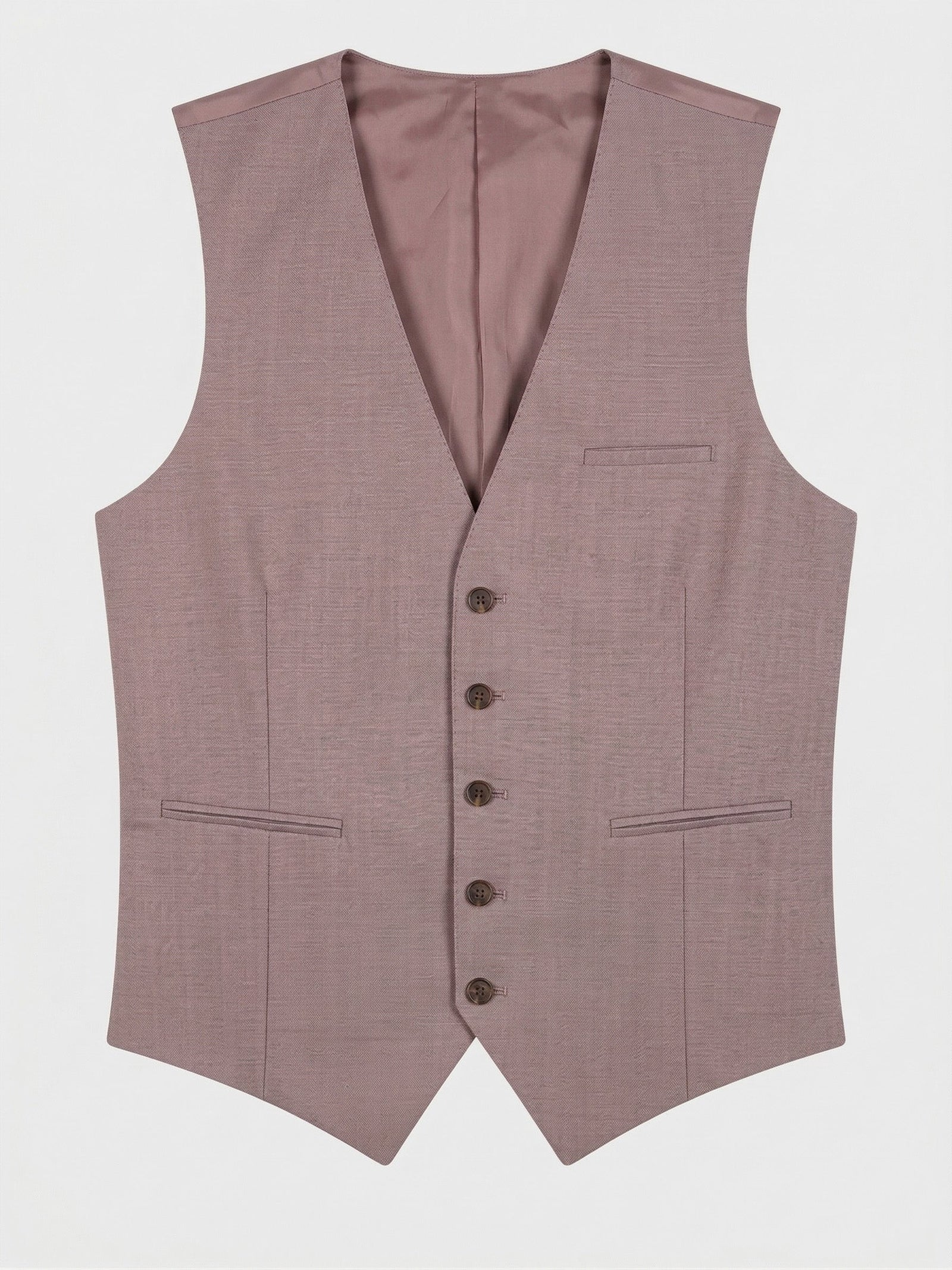 Gilet De Costume En Laine Violet Clair