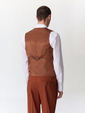 Gilet De Costume Crois En Laine
