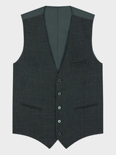 Gilet De Costume En Laine M Lang E Kaki