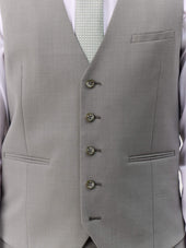 Gilet De Costume En Laine M Lang E Vert D Eau