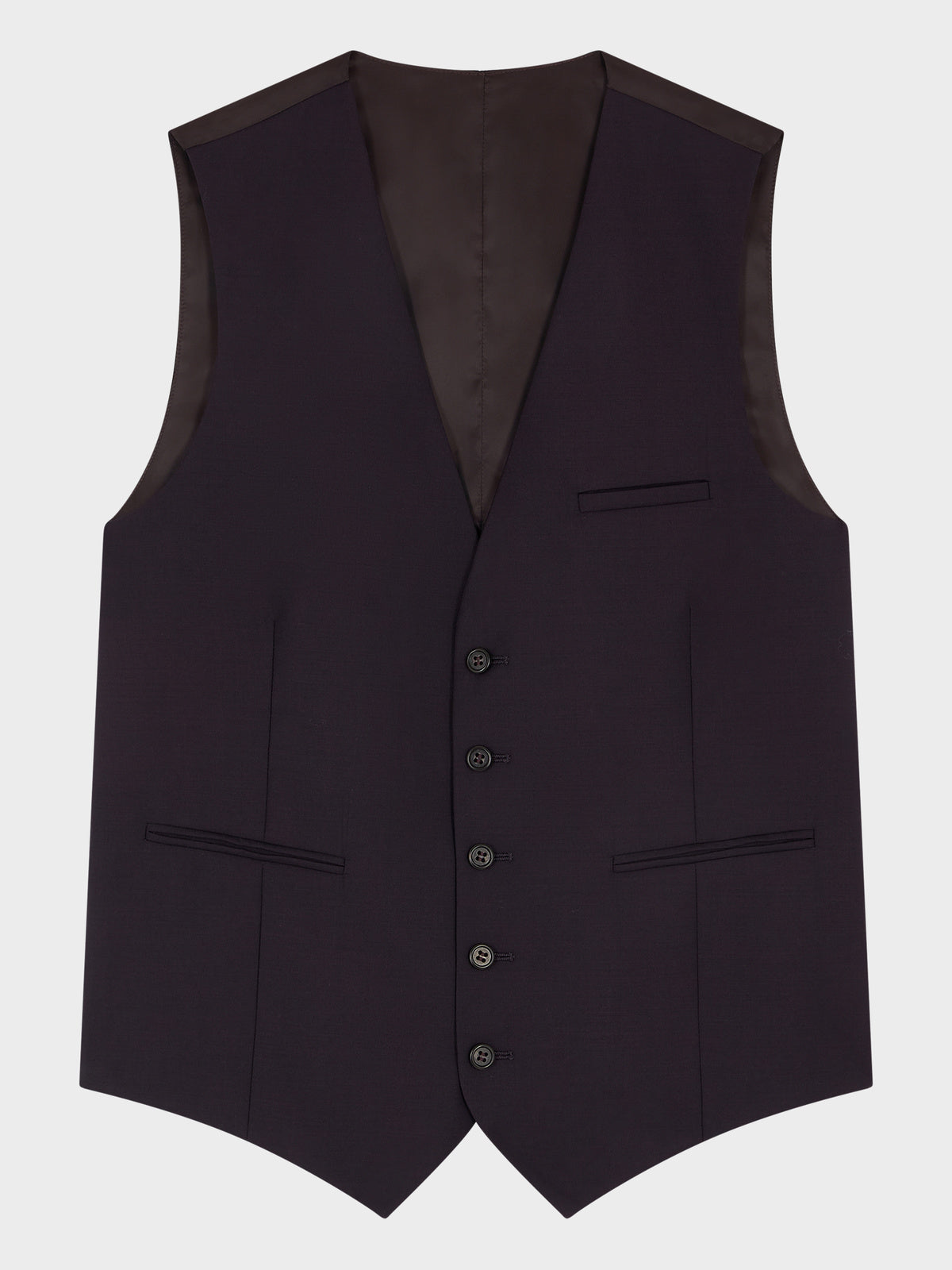 Gilet De Costume En Laine Violette