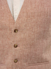 Gilet De Costume En Lin