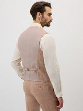 Gilet De Costume En Lin