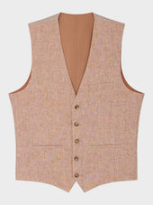 Gilet De Costume En Lin