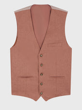 Gilet De Costume En Lin