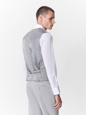 Gilet De Costume En Laine M Lang E Grise