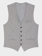Gilet De Costume En Laine M Lang E Grise