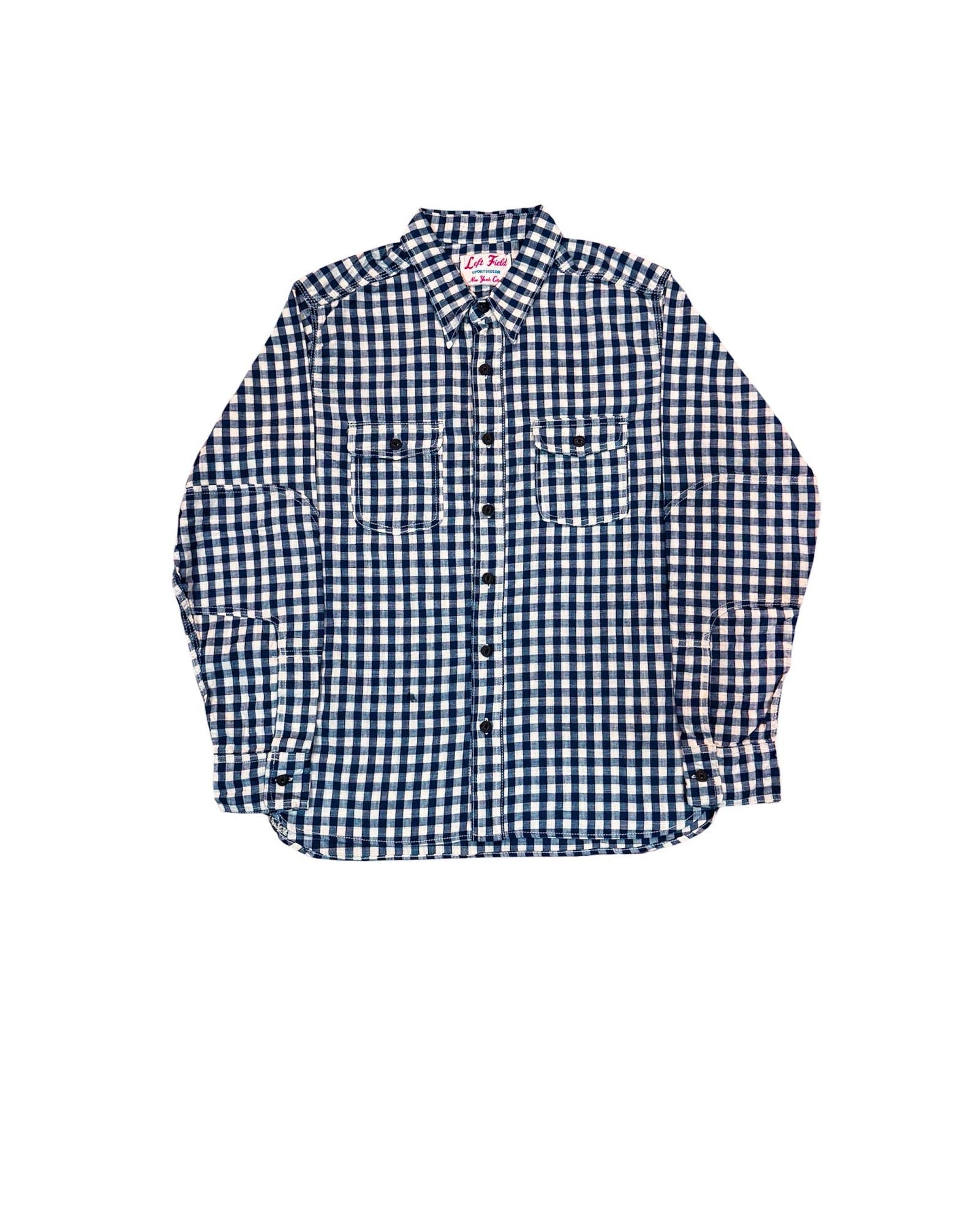 Japanese Selvedge Check 100 Cotton Work Shirt