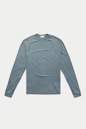 Bamboo Sorona Long Sleeve Crew Neck T-Shirt Stormy Weather