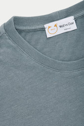 Bamboo Sorona Long Sleeve Crew Neck T-Shirt Stormy Weather