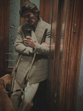 Stefano Blazer In Wool Check
