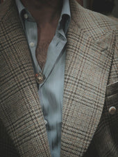 Stefano Blazer In Wool Check
