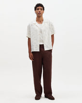 Glencoe Washed Linen Loose Fit Trousers