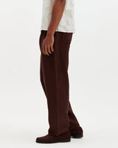 Glencoe Washed Linen Loose Fit Trousers