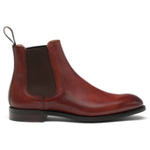 Godfrey D Chelsea Boot in Dark Leaf Calf Leather
