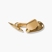 Gold Plated Bowler Hat Umbrella Cufflinks