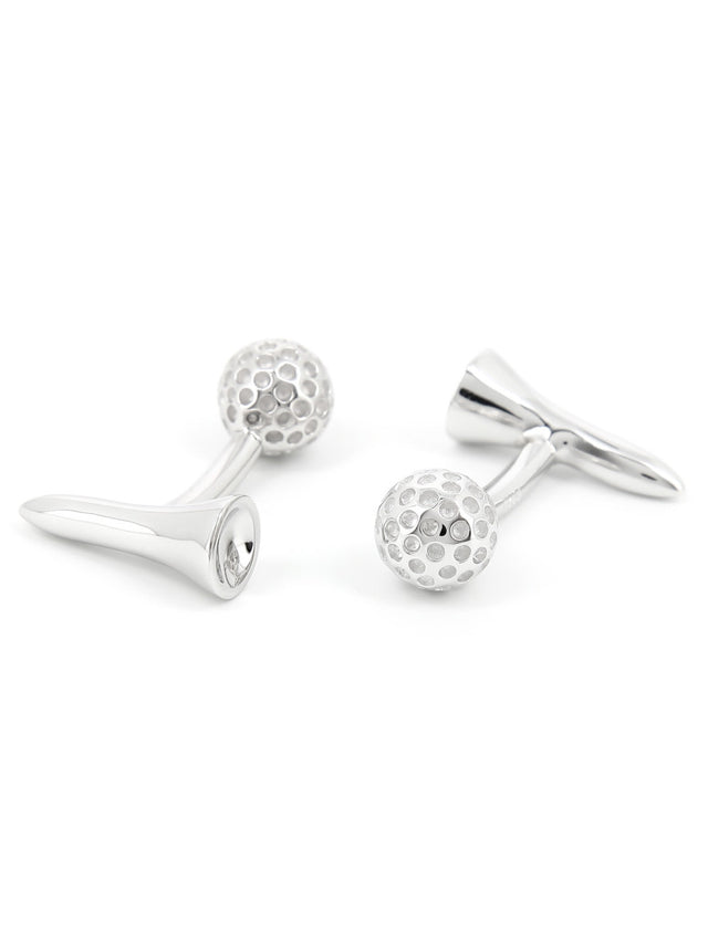 Golf sterling silver cufflinks Pezula
