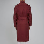 Piped Silk Spot Gown