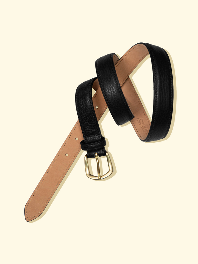 Classic Belt - Black Grain — The Anthology