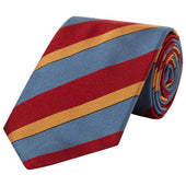 Gray's Inn Field Stripe Silk Tie