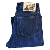 Japanese 16 oz Low tension textured Indigo denim Greaser