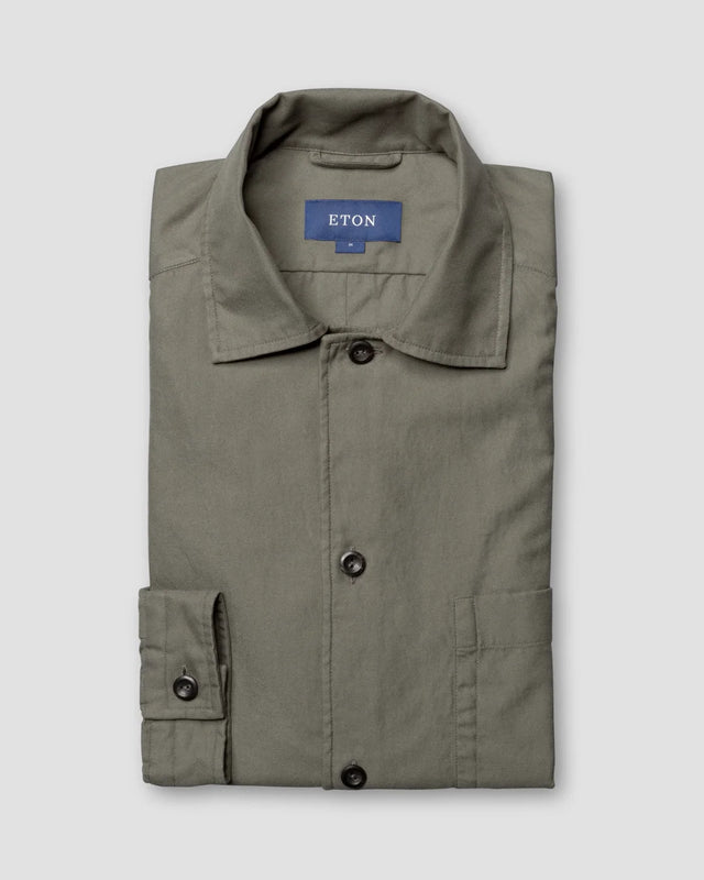 Green 3-pocket overshirt - Eton