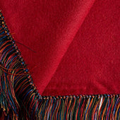 Green Blue Red Paisley Silk Cashmere Scarf