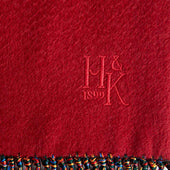 Green Blue Red Paisley Silk Cashmere Scarf