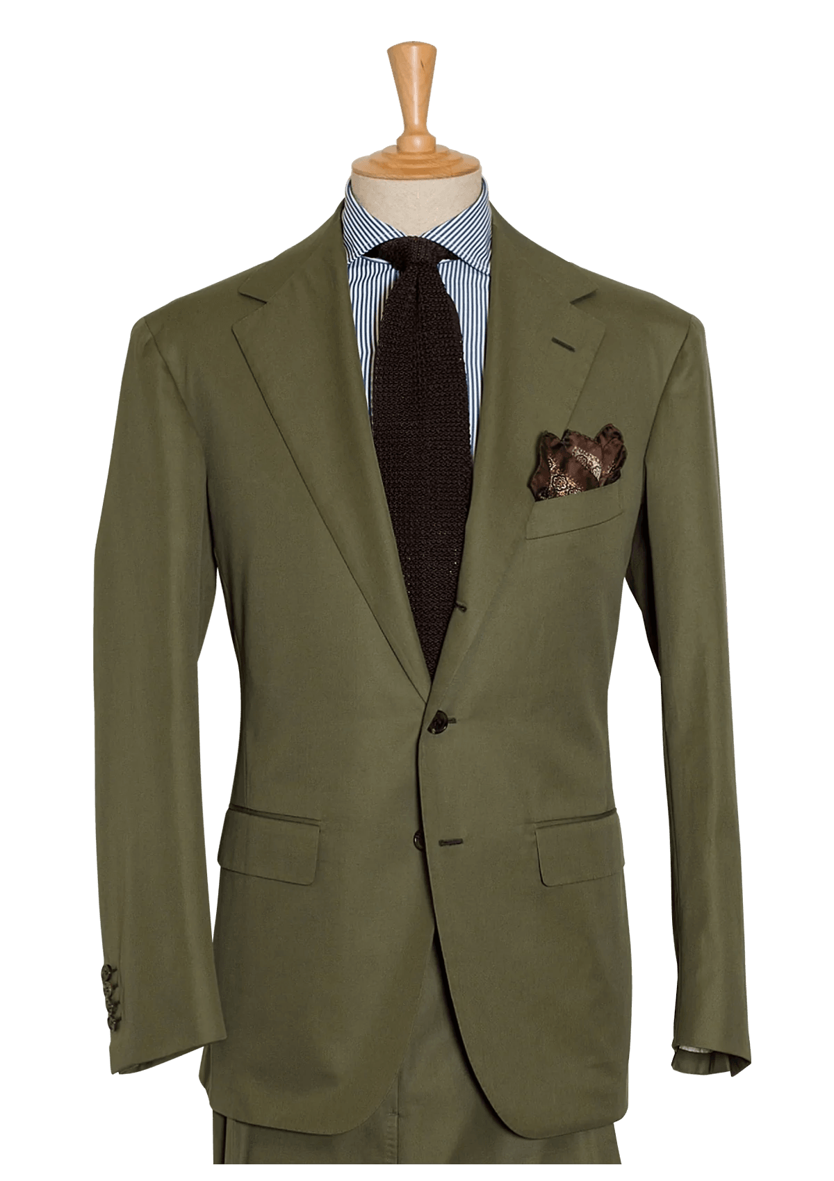 Green Cotton Men S Suit