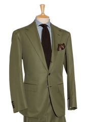 Green Cotton Men S Suit