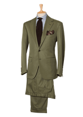 Green Cotton Men S Suit