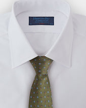 Green Floating Floral Silk Tie
